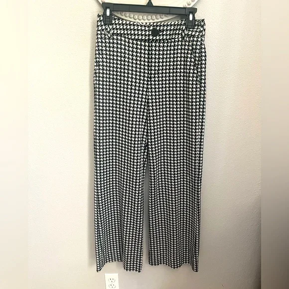 Black and White Houndstooth Pants - Picture 1 of 2